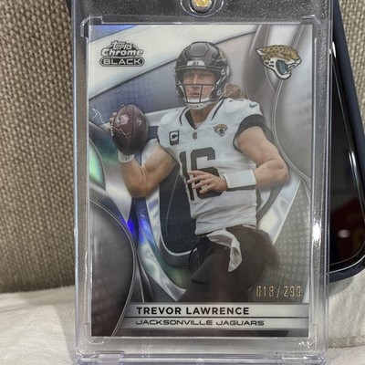 Topps 2024 Topps Chrome Black Trevor Lawrence Refractor /299 #48 Jaguars NFL