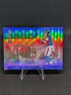 2025-26 Topps Signature Class Jaxson Dart #FC-2 First Class Case Hit SSP