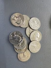 Lot of 10 AU/BU Silver Washington Quarters 1964 90% Silver FrEE ShIPPING!
