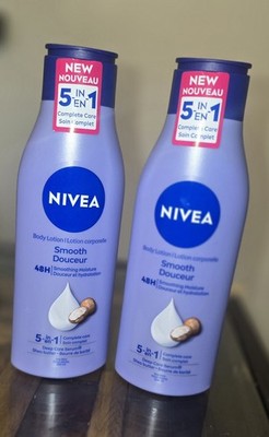 NIVEA Smooth Douceur 5-in-1 Hydrating Body Lotion with Shea Butter 250ml