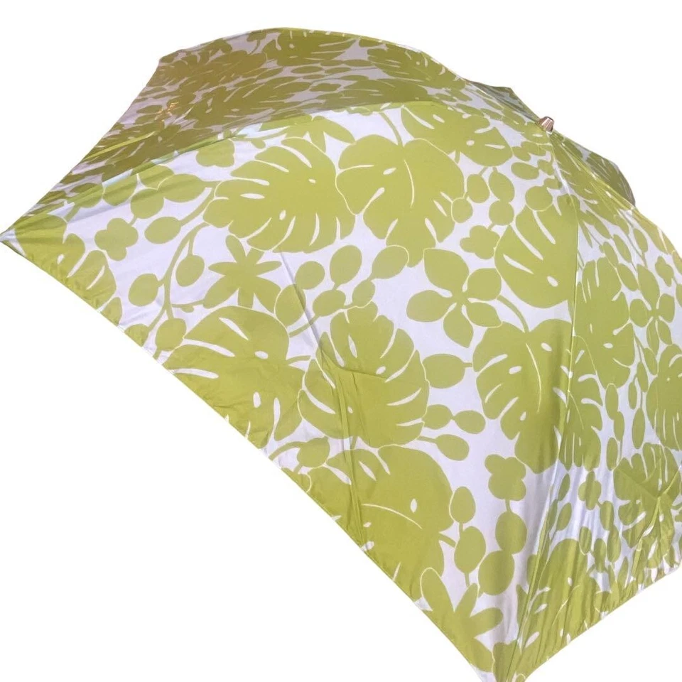Kate Spade Paraguas Plegable Paraguas Hawaiano Monstera AUTÉNTICO Foto 2 de 4