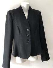 Armani Collezioni Jacket Giorgio Armani Black Size It 44 Uk 10/12 Vintage