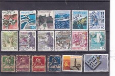 Switzerland Stamps 18 Pieces O Lot 206