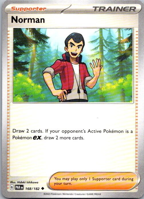Norman - 168/182 Paradox Rift Pokemon TCG