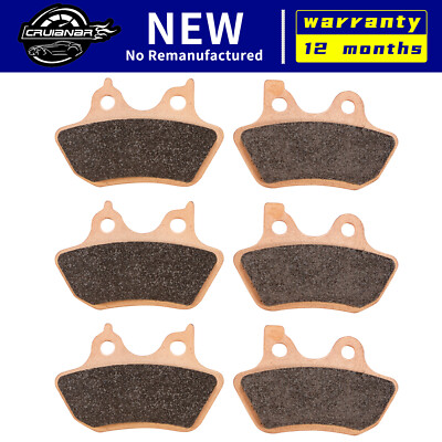 Bremsbeläge Für Harley Davidson, 3er Set, Vorne & Hinten, Sinter-Metall – Für Diverse Modelle 2008-2020