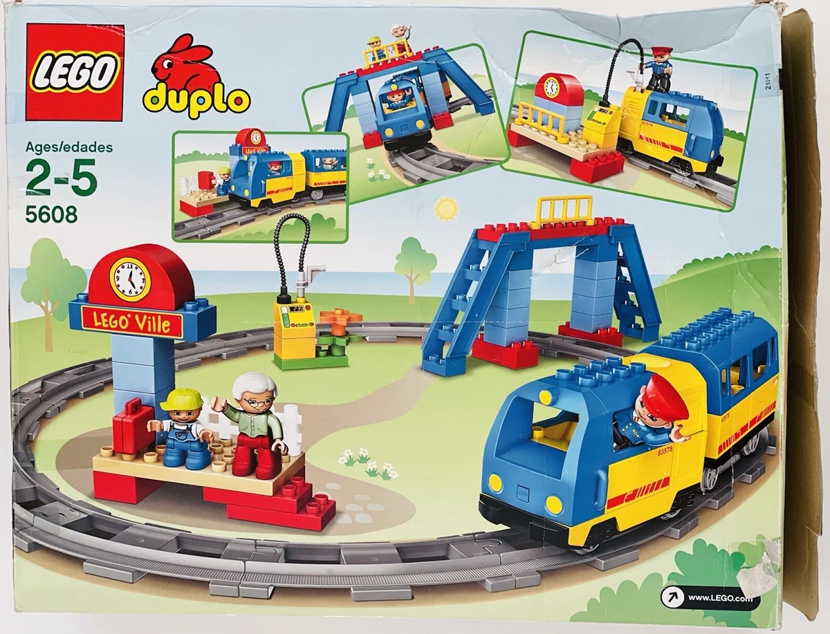 Lego Duplo 5608 - Le Train électrique - Complet - Starter Set Locomotive  rails