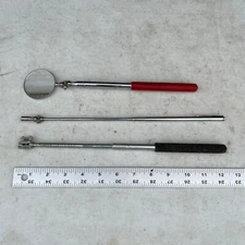Telescoping Inspection Mirror Mechanic Magnet Stick Magnetic Pickup 3 pieces