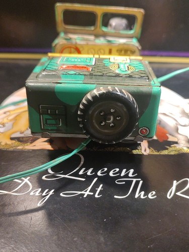 Vintage Marx Toys Tin Remote Control RC US Army Military Jeep Vehicle! Tin Litho - Picture 8 of 16