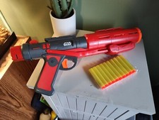 Used Nerf Star Wars Death Trooper Blaster With New Darts 
