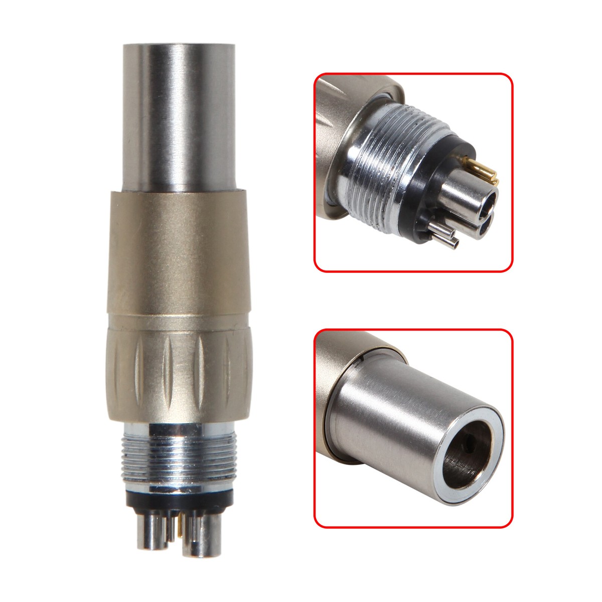 Unbranded NSK-Style Dental High-Speed Handpiece – LED Fiber Optic, 4/6H Coupler, 20-Pack