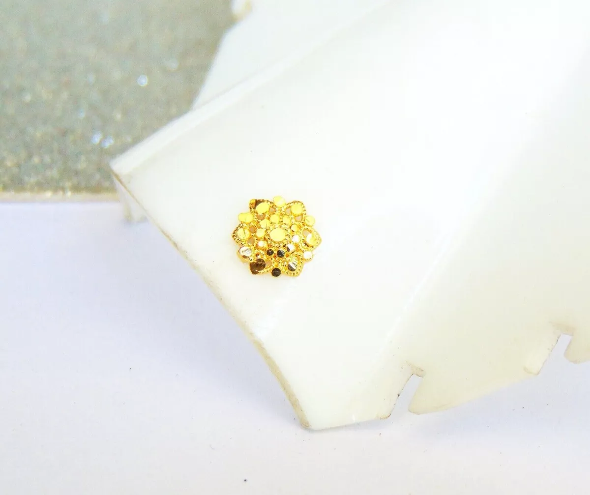 Gold plated nose pin deals