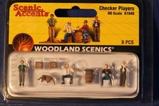 Woodland Scenics - Checker Players (8 pcs) - HO Scale - A1848