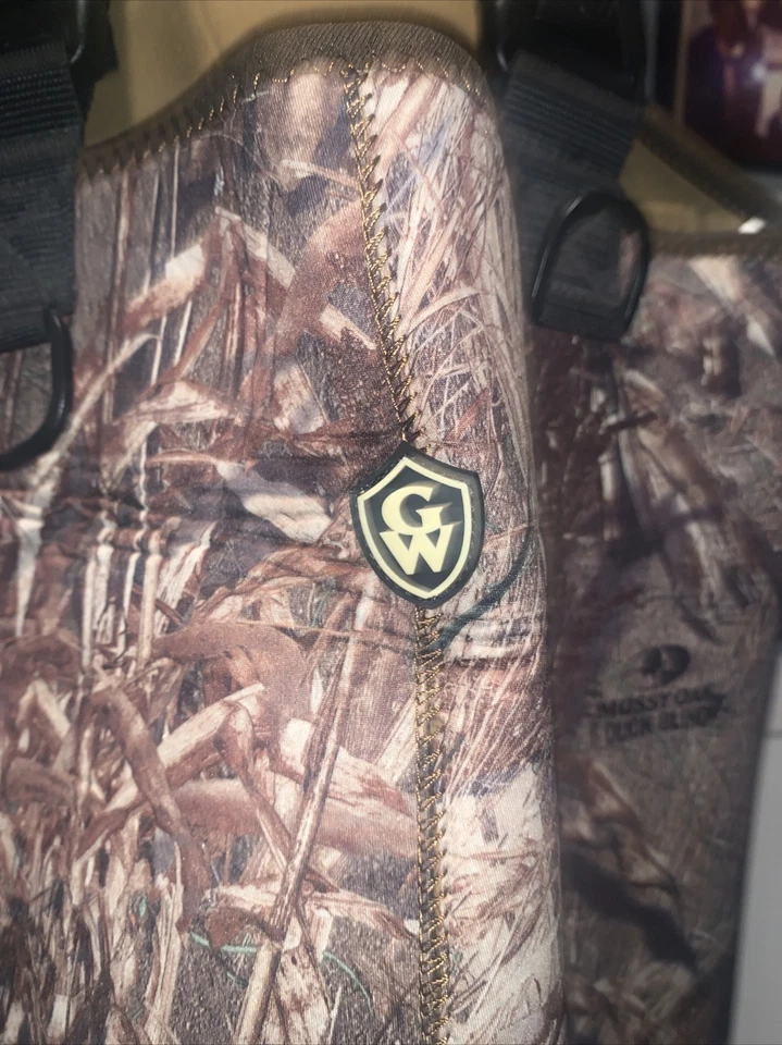 New Game Winner Mossy Oak Duck Blind Camo Neoprene Hunting Wader Size 9 - Image 4 of 4