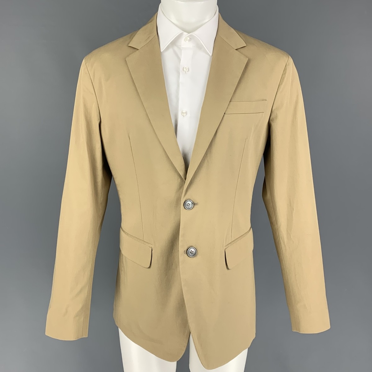 DSQUARED2 Size 38 Khaki Cotton Notch Lapel Sport Coat | eBay