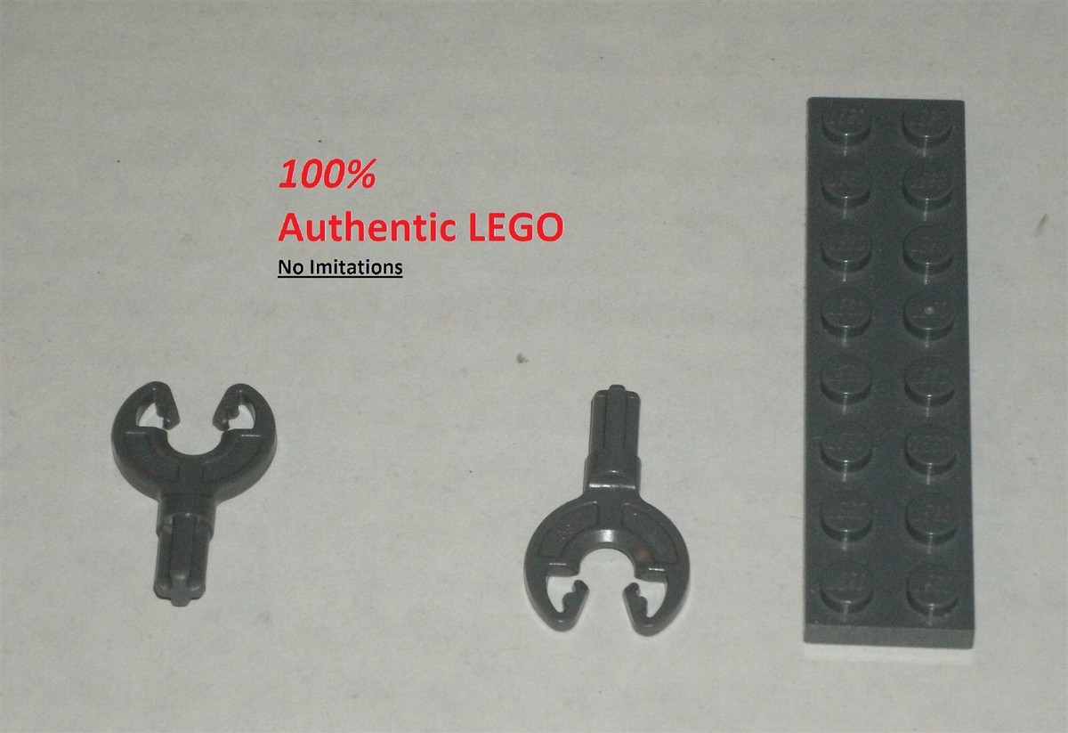 パーツ T-LW LEGO NEW Dark Stone Stone Grey Turntable Holder Axle (2x) 6252372