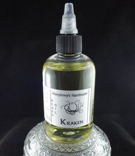 Large 4oz KRAKEN Men's Beard Oil Hair Serum All Natural Ocean Aqua Di Geo Type