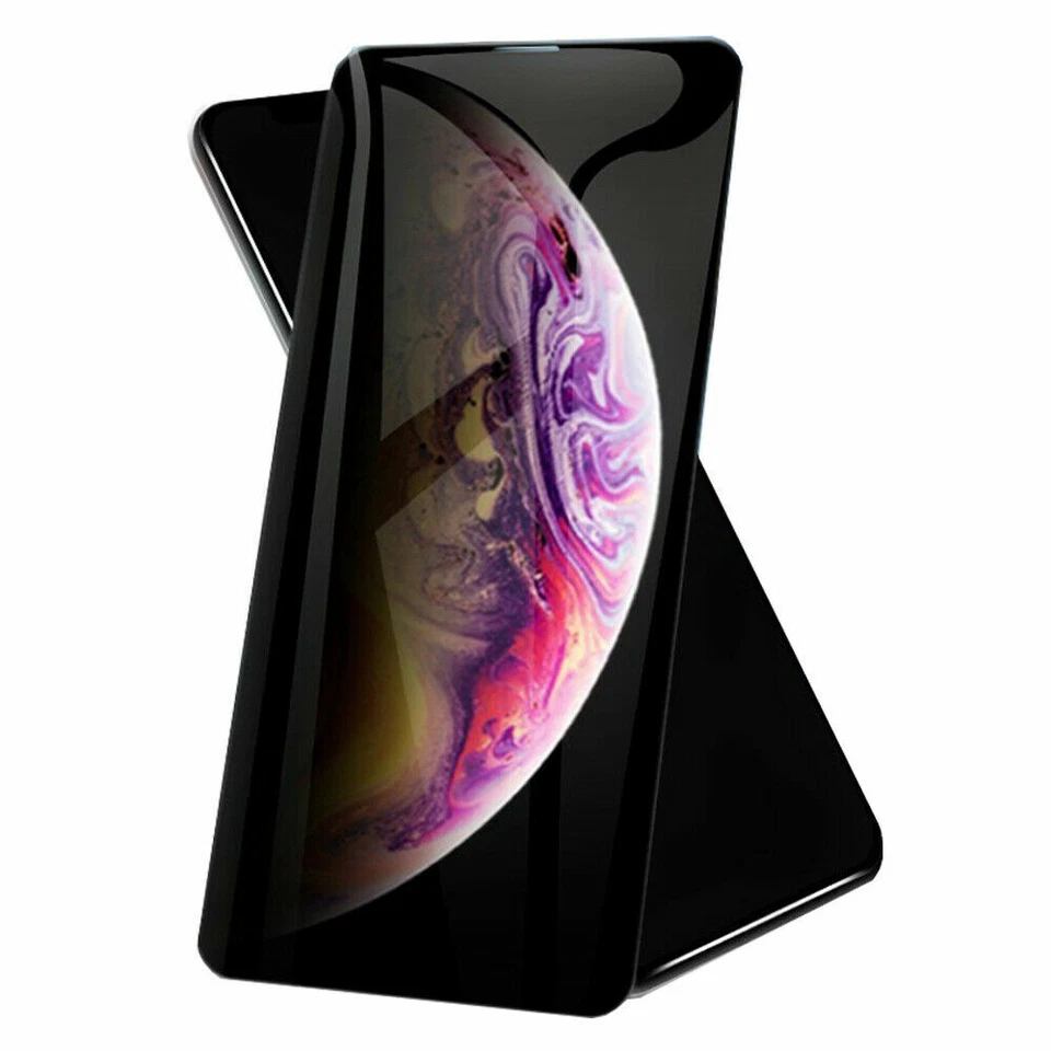 2 Pack Privacy Tempered Glass Screen Protector For iPhone 16 15 14 13 12 11 Max - Image 3 of 4