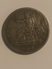 1873 s trade dollar damaged hold repaired first year