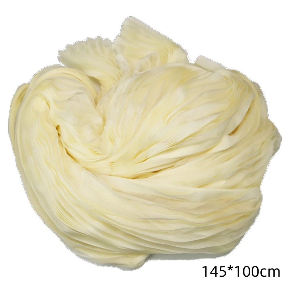 Light Chiffon Pleated Organza Fabric Handmade DIY Material  Cloth Sewing - image 2 of 4