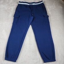 Dogg Supply By Snoop Dogg Sweats Mens XL Navy Blue Cargo Pockets Athleisure