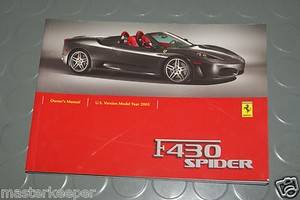 フェラーリ　F430 取扱説明書　美品　英語表記　希少 F430 Manual | eBay