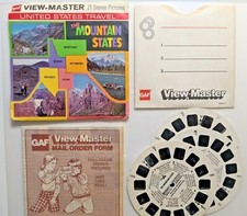 Vintage View-Master The Mountain States A 136