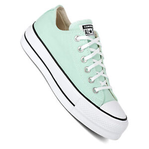 green ladies converse