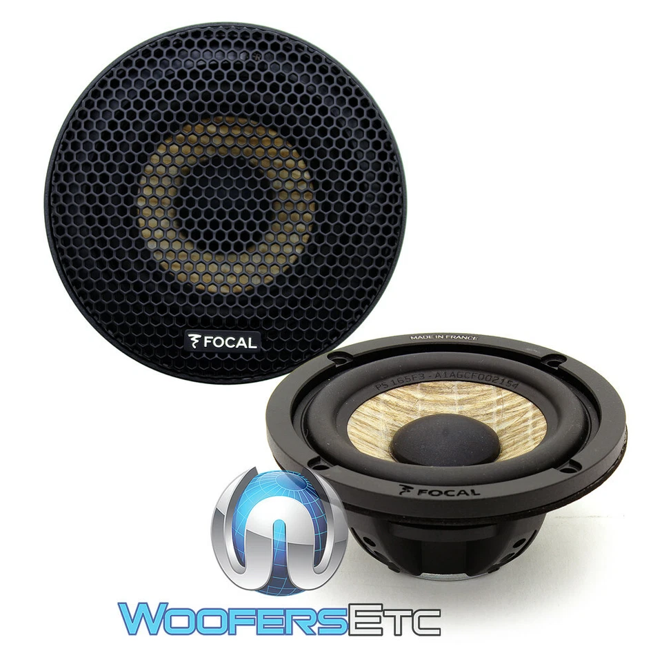 FOCAL PS-165F3 6.5" FLAX 80W RMS 3WAY COMPONENT SPEAKERS TWEETERS CROSSOVERS NEW - Image 4 of 4