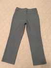 Hilary Radley Ladies Pull-On Pant Houndstooth Black & White Size Large — photo 4