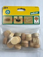 Wolfcraft 2942 000 KonuspläTtchen HolzdüBel QuerholzdüBel DüBel 20 X 25 Mm