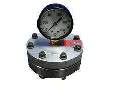 Ametek Mansfield and Green Type G 1,000 PSI Gauge 316 Stainless Steel Diaphragm