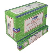 Satya Nag Champa Masala Incense Sticks Fragrance Spicy Patchouli Agrabatti 180g