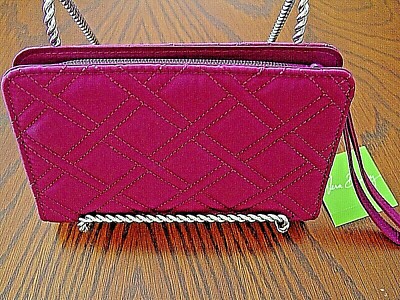 New Vera Bradley Zip-Around Wristlet #15276-472 (Plum ) | eBay