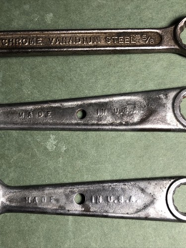 3 Lot | Wrenches | 1 Box 11/16 5/8 | 2 Open End / Box | Good Condition - Picture 8 of 10