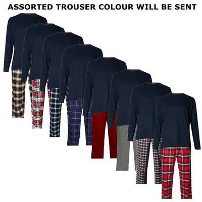 Mens M&S Marks Spencer Pyjamas Long Sleeve Top Trousers PJ Nightwear