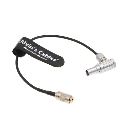 for Red Komodo Timecode Cable Timecode Sync Box DIN to EXT 9 Pin Right Angle 7in