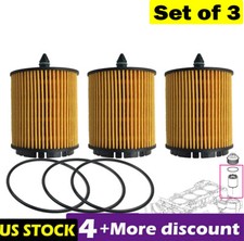 Filtro de aceite de motor 3 piezas para Chevrolet Equinox Malibu HHR Cobalt para Pontiac 2,4 L