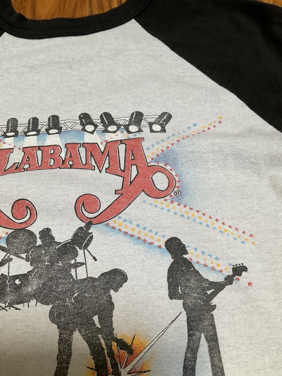 80s ビンテージ ALABAMA アラバマ バンド Tシャツ 楽天市場】80s USA製 ☆ Alabama アラバマ プリント ラグラン T