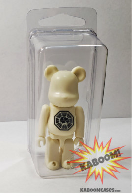 50 - Bearbrick 100% Plastic Cases Boxes clamshells storage display blister NEW!