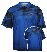 Ford Performance Logo Dry-Wicking Blue Polo Shirt Official Licensed