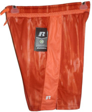 New Boys 2XL Orange Printed Shorts Russell Pockets 9" Inseam