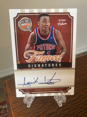 #d To 1/499 Isaiah Thomas 09-10 Panini Famed Signatures HOF RARE  1st 1/1  AUTO