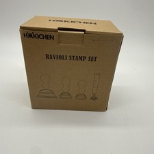 HQKICHEN Ravioli Stamp Set 4 pieces with Wheel Cutter New in Box