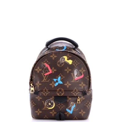 Louis Vuitton Palm Springs Backpack Limited Edition Love Lock Monogram Canvas