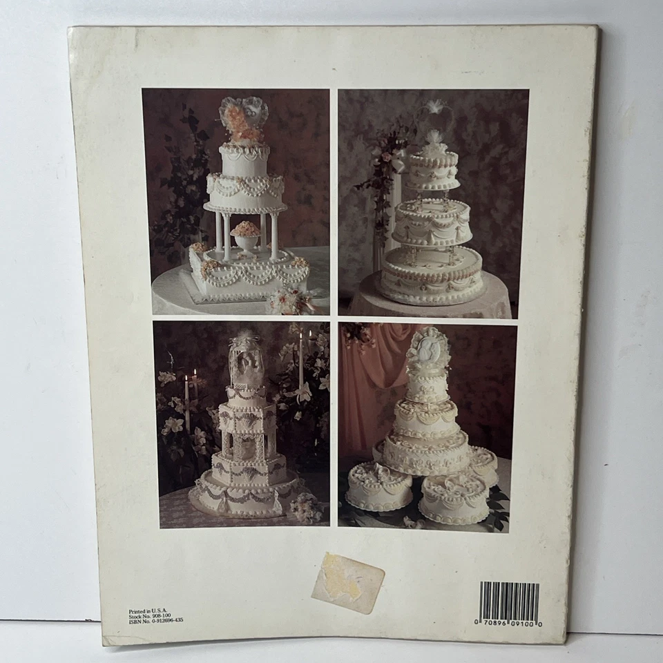 Wilton A Wilton Album Wedding Cakes Paperback Decorating Instructions Vintage Foto 3 de 4