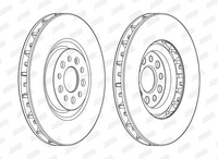 2X Jurid Bremsscheibe Coat+ 562394JC-1 FüR Fiat Lancia Ulysse Phedra JC Multijet