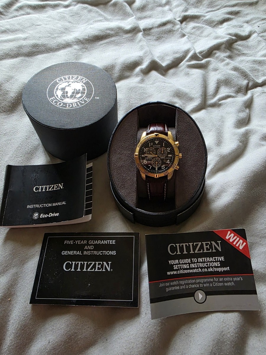 Setting Instructions Citizen Eco Drive Watch Manual E820 Citizen