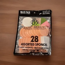 NEW Pack Of Makeup Beauty Sponges 28 Each ASSORTED LATEX FREE