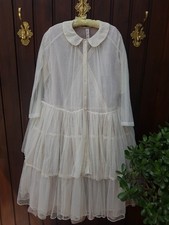 LES OURS  TUNIKA - KLEID  COTTON  EWA I WALLA  STYLE  FARBE: ECRU GR: M bis L