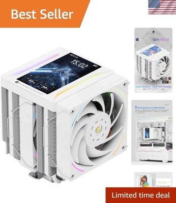 Peerless Assassin 120 Vision MAX ARGB CPU Cooler 5'' LCD Intel/AMD Compatible